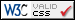 Valid CSS!